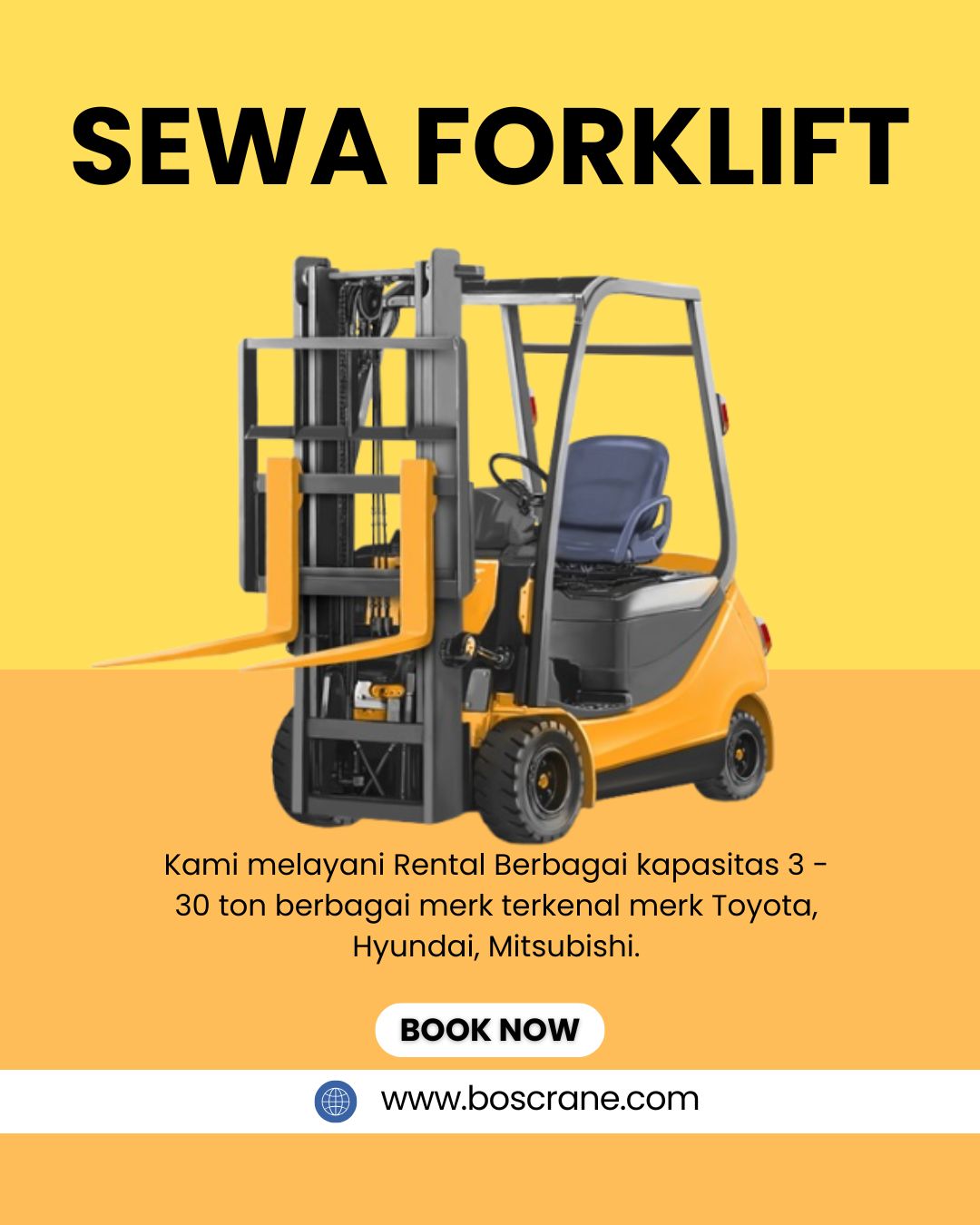 Sewa Forklift Bogor, Hubungi TLP/WA 0838-2111-5758